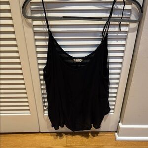 Free People Black Camisole Sleeveless Top